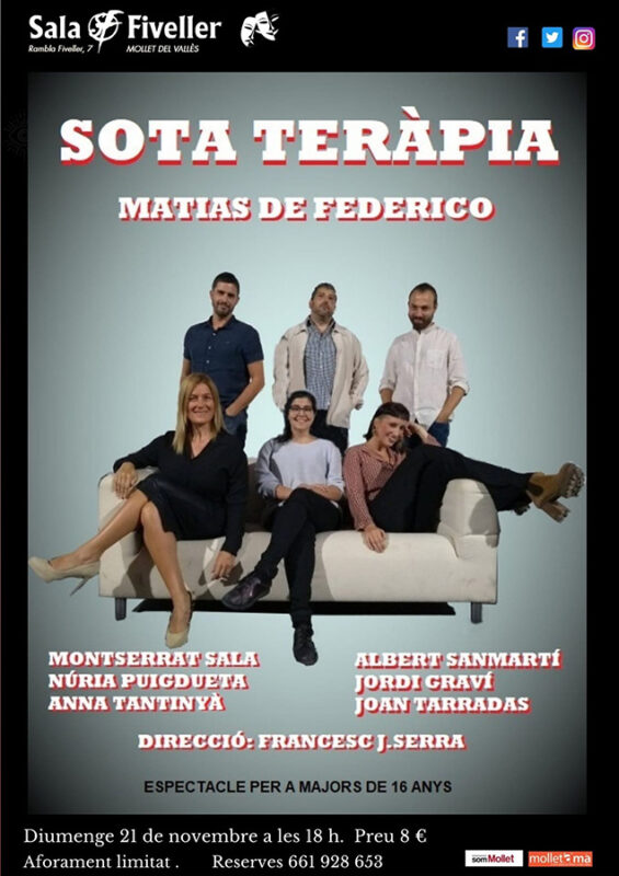 Teatre a la Fiveller: “Sota Teràpia”