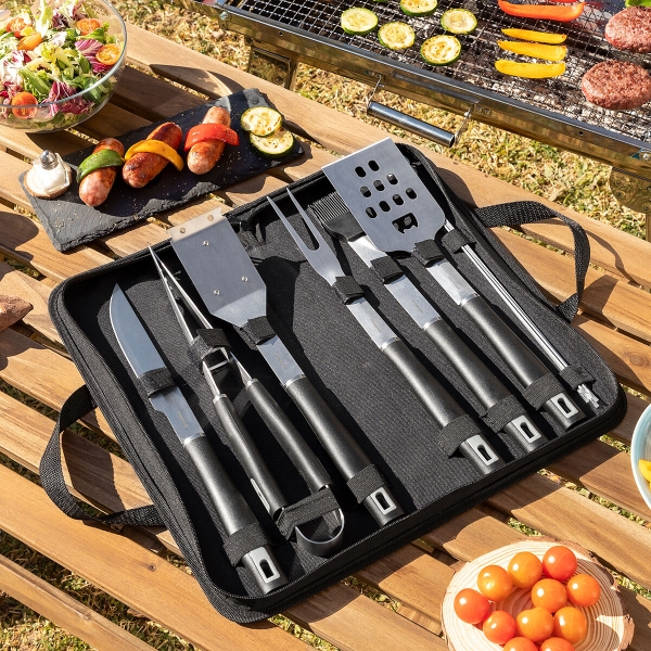 kit d'estris per a fer barbacoa